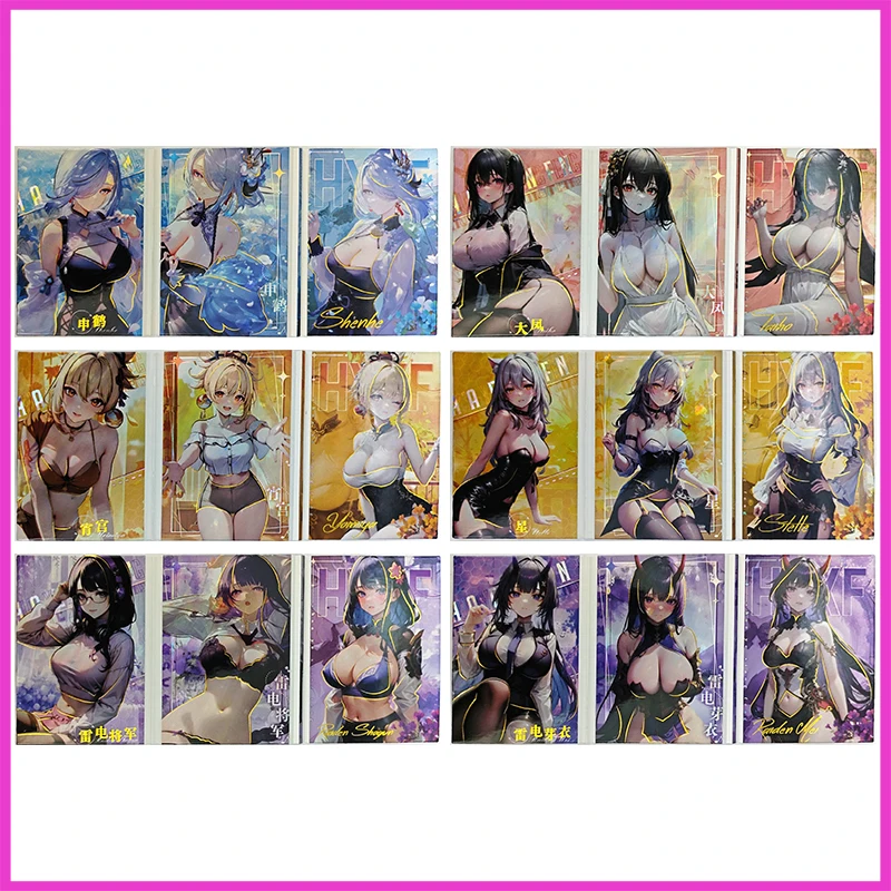 

Anime Goddess Story Rare Fold Refraction Foil Shenhe Taiho Yoimiya Toys for boys Collectible Cards Christmas Birthday Present