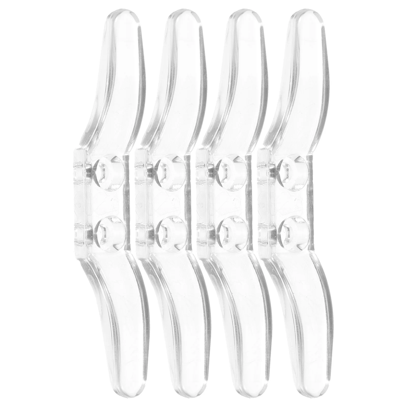 

4 Pcs Curtain Rope Winder Window Hook for Blinds Cleat Shutters Holder See Cord