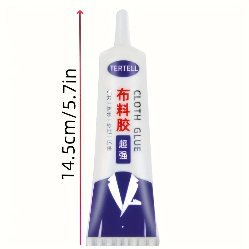 50ml Fast Drying Fabric Glue Waterproof Strong Adhesive for Denim Synthetic Leather Sewing - High-Quality Material Suitable for