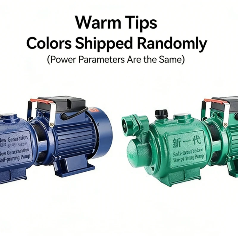 220V Household Fully Automatic Sump Pump, Self-Priming Pump for Wells, High-Head Screw Pump, Water Booster Pump