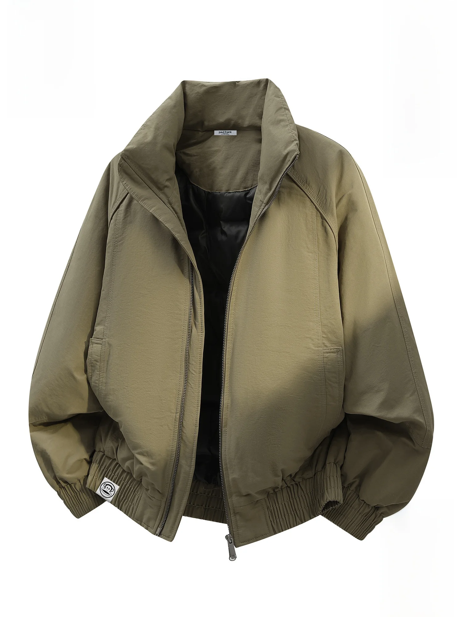 

Мужская зимняя куртка Paul Frank Monkey American Decosition из утолщенного хлопка с военным воротником, теплая, с длинными рукавами, на молнии