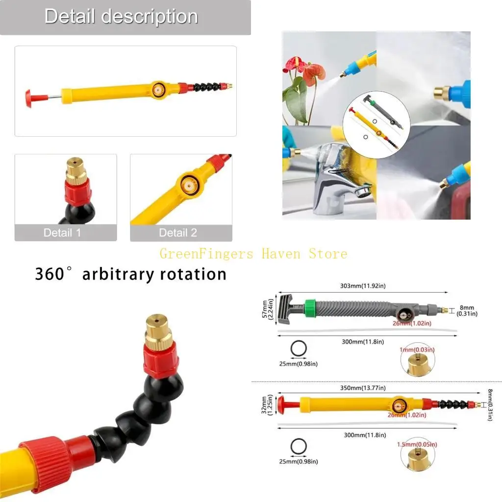 

F68D Manual Sprayer Adjustment Drink Bottle Sprays Head Nozzle Garden Watering Tool High Pressures Air Pumps Sprayer Hand Tool