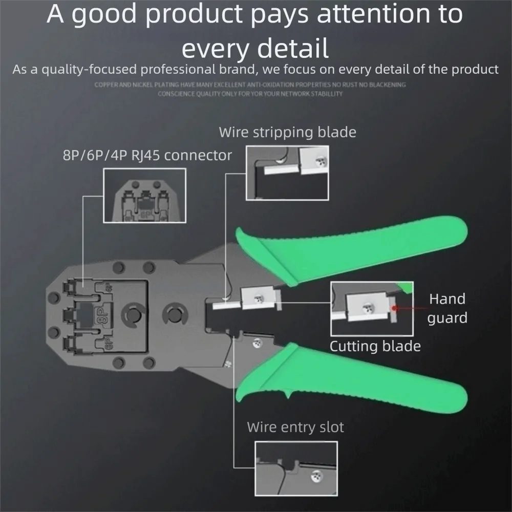 Multicolor Network Cable Tester Precision Cutting Tool LAN Wire Stripper Cable Tester Efficient Stripping