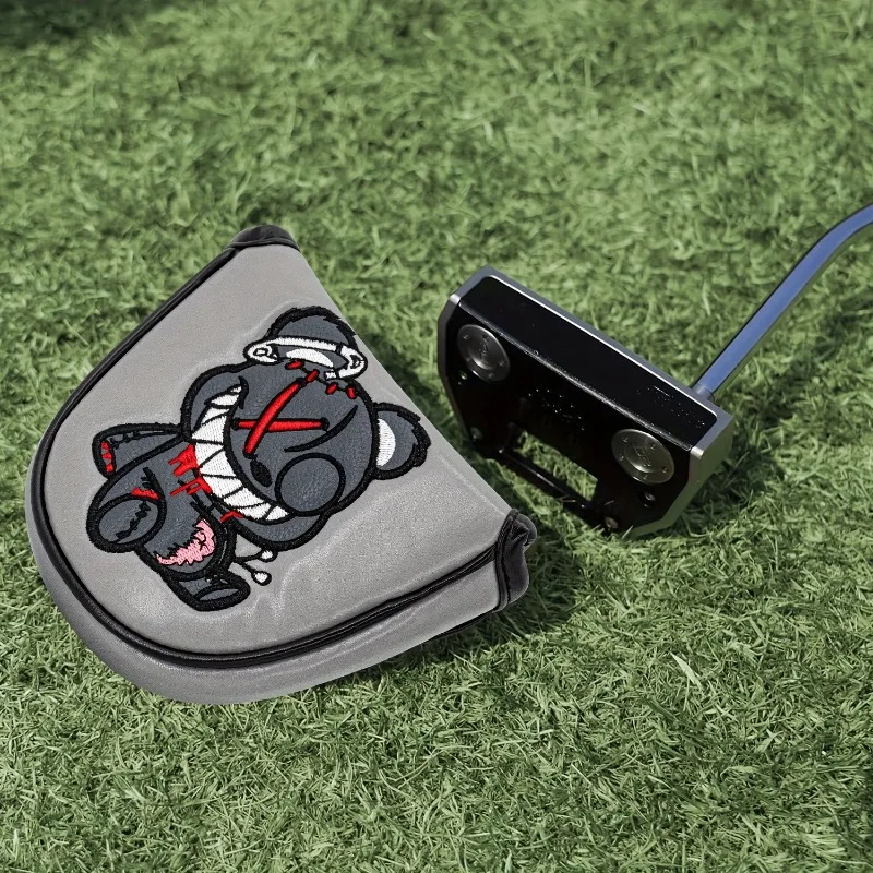 غطاء رأس نادي الجولف ذو عين واحدة، غطاء حماية لقضيب الدفع، أنيق مقاوم للغبار والخدش، يحمي نوادي الجولف #3