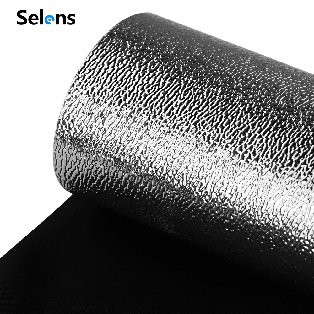 Selens 100* 150cm Reflective Fabric Tin Foil Softbox Reflector Silver Shiny Metallic Irregular Particle for  Photography Studio