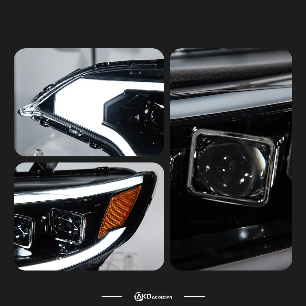 

Auto Parts For Honda Jazz Headlights Fit 2014-2020 JP Styling LED Daytime Lights Dual Projector DRL Car Accesorios Modified