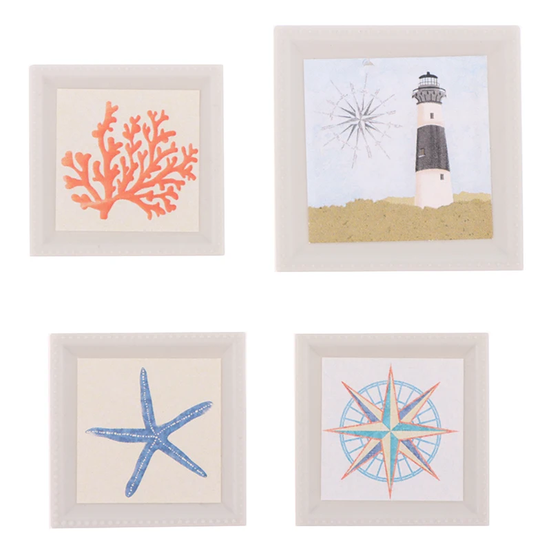 ドールハウスのミニ写真絵画,壁画,壁の写真,家の装飾,ドールハウス,家具アクセサリー,1:12