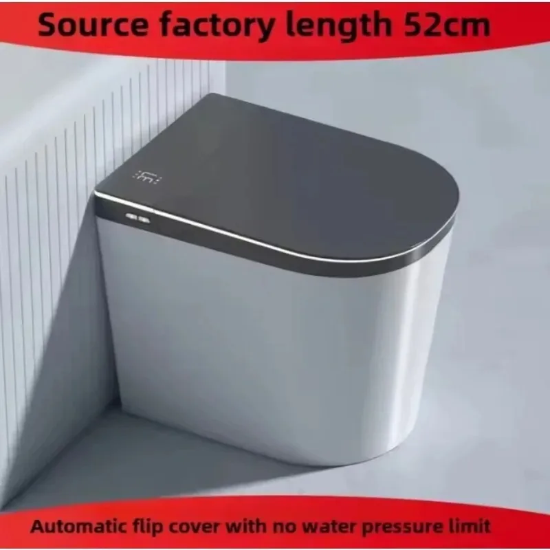 

High-quality Ceramic Smart Toilet, Floor-standing Toilet, Remote-controlled S-Trap Ceramic Toilet