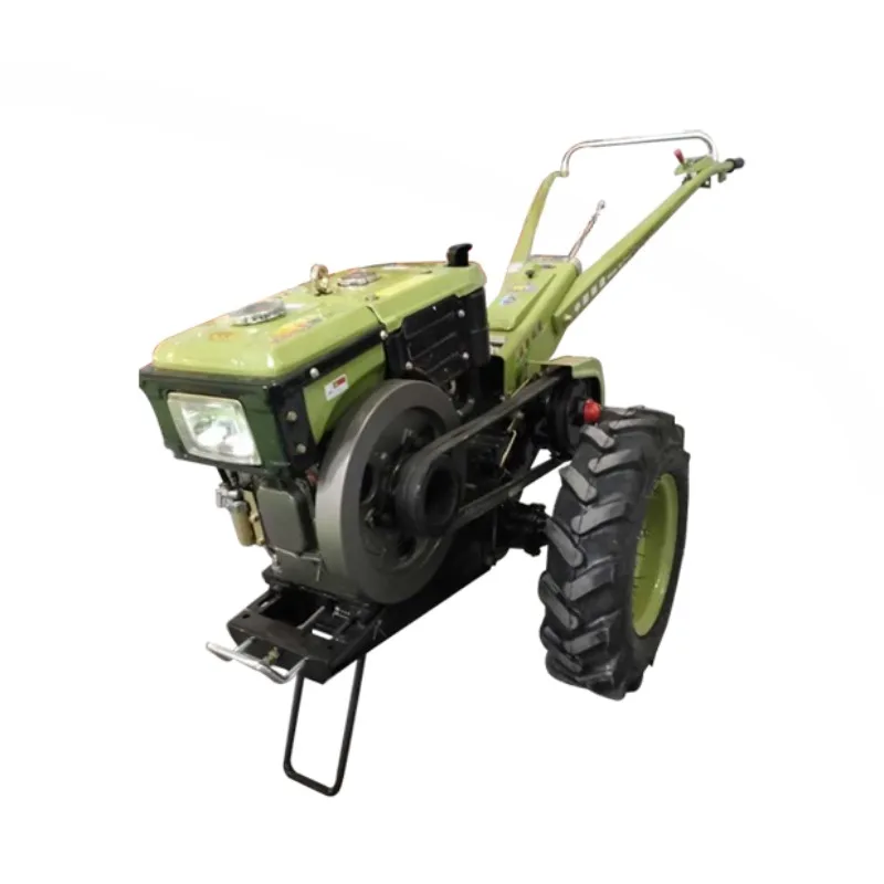 two wheel drive hand held 15hp diesel walking tractor