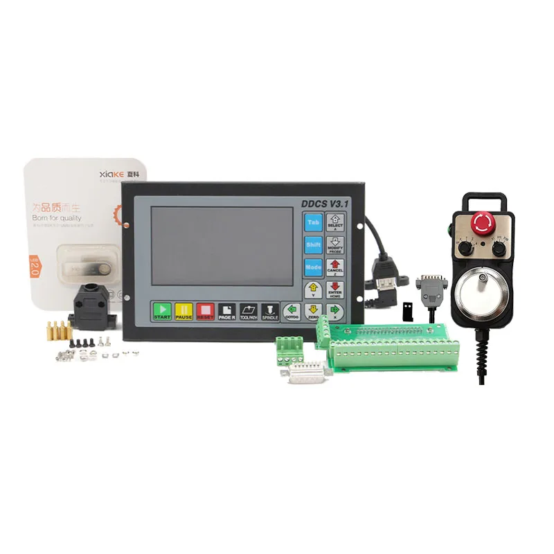 Ddcsv3.1 Engraving Machine 3-axis 4-axis Offline Controller With Tp06 Anti-roll 3d Touch Probe Edge Finder Compatible With Mach3