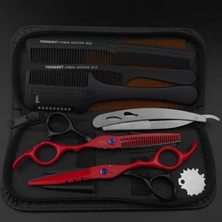 6.0 Inch Japan Professional Hairdressing Scissors Professional Hair Scissors Set Hair Cutting Shears Barber Scissor Cut Razor