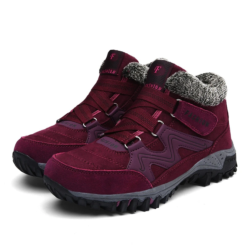 Elderly Cotton Shoes For Women In Winter High-Top Snow Shoes For Elderly Walking Shoes For Mothers Shoes For Comfortable Outdoor