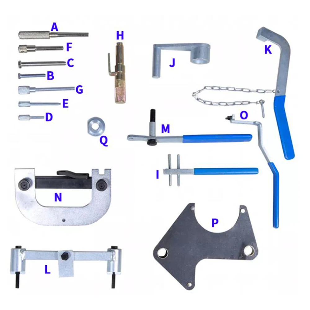 Car Engine Repair Crank Cam Locks Flywheel Belt Timing Tool Kit For Renault OPEL VO-LVO 1.4 1.6 1.8 2.0 16V