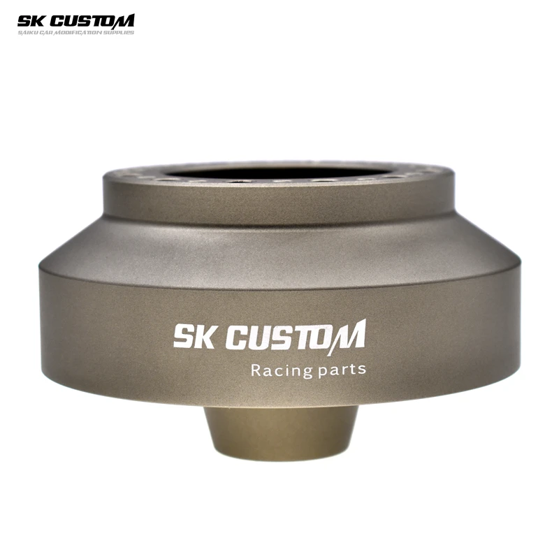 SK CUSTOM For BMW 3 Series E46 X3 E83 Steering Wheel Short Hub Adapter Al alloy Steering Wheel Base Boss Hub Tuning Accessories