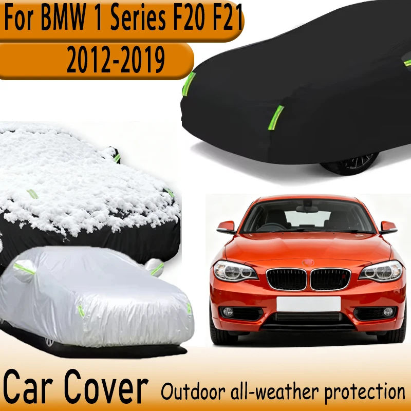 For BMW 1 Series F20 F21 2012-2019 All-Weather Car Cover Waterproof Summer Sun Shade Anti-UV Winter Rain Snow Prevent Cover