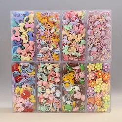 Elástico infantil, Scrunchies de cabelo, cocar para crianças, corda de cabeça de bebê, gravata pequena para meninas, cocar, não machuca o cabelo