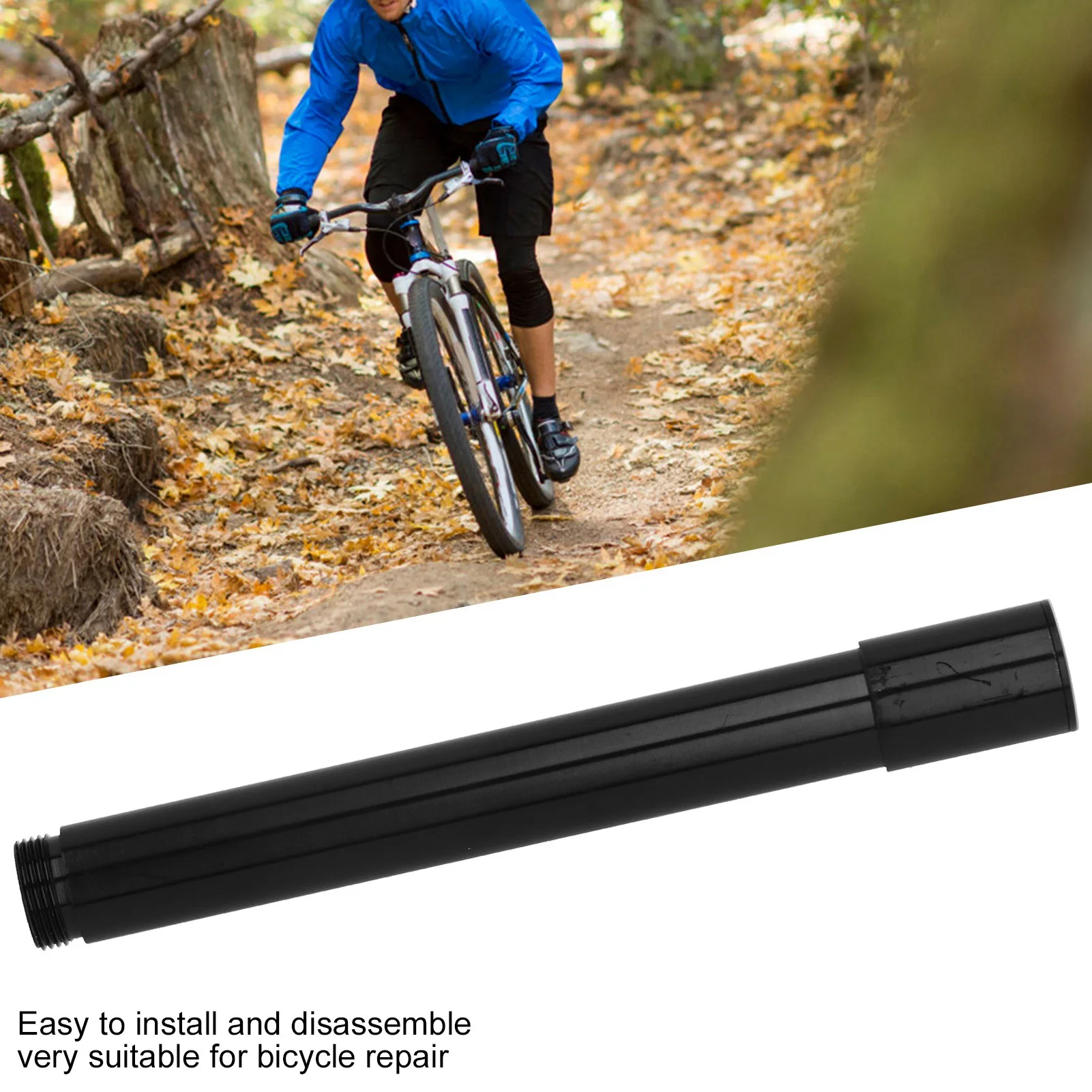 Brochetas de eje de tubo de 110x20mm, piezas de liberación rápida de velocidad del eje pasante para horquilla delantera FOX, 40 brochetas de eje de tubo de bicicleta