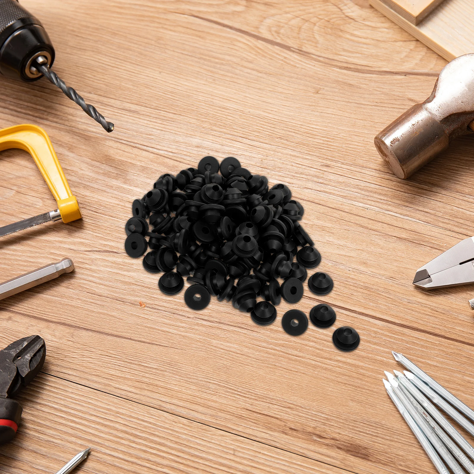 100 قطعة حلقات كابل مطاطية 5.2 مللي متر حامي كابل ثقب مانعة لتسرب الماء سلك كم للمعمدة المعدنية للاستخدام الداخلي والخارجي