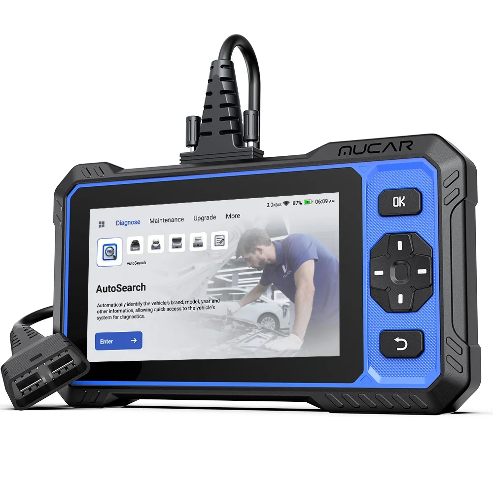 

MUCAR 632 Diagnostic Tools 4 System CANFD Scan Tool 15 Reset Lifetime Free Update BI-Directional Control Car OBD2 Scanner