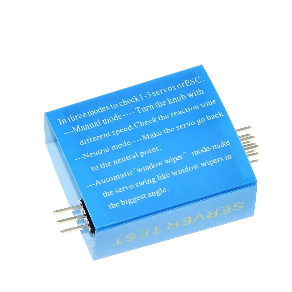 TZT Servo Tester Gear Test CCPM Consistency Master Checker 3CH 4.8-6V with Indicator Light image 4