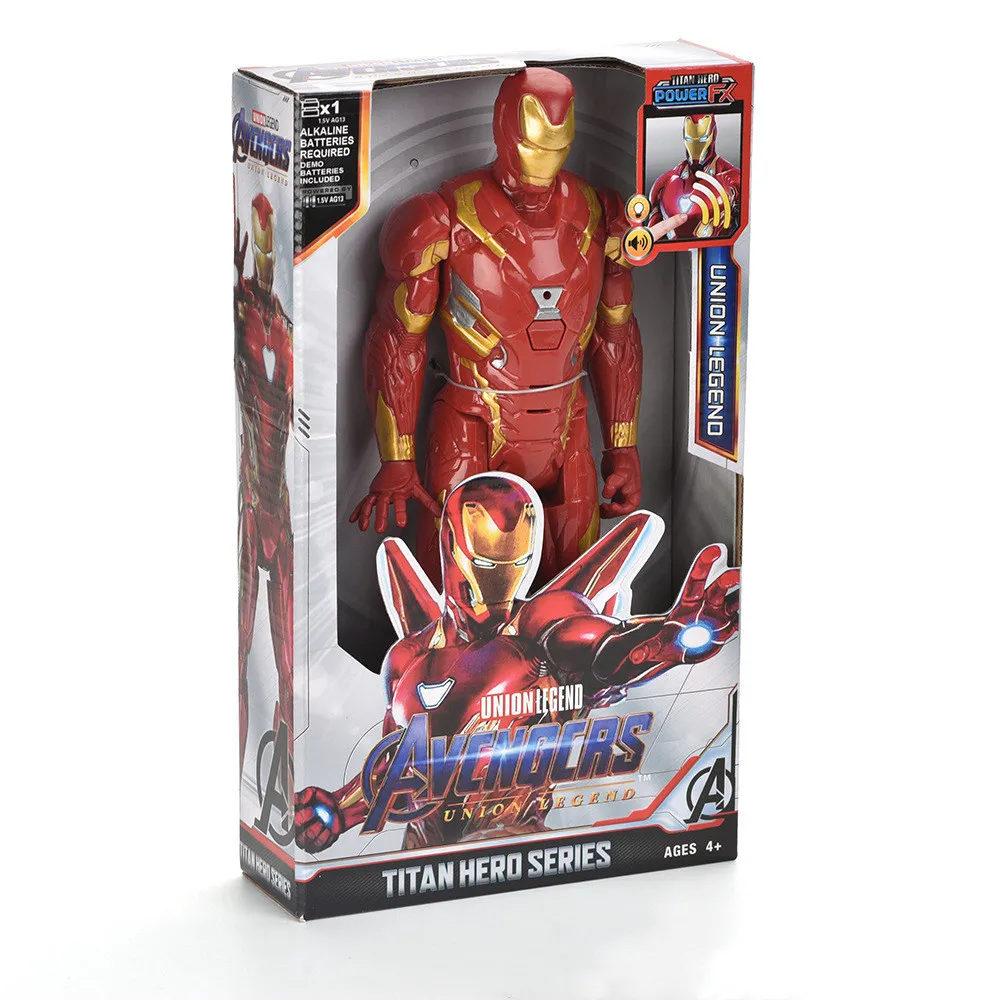 30cm Marvel Avengers Toy Thanos Hulk Spiderman Iron Man Captain