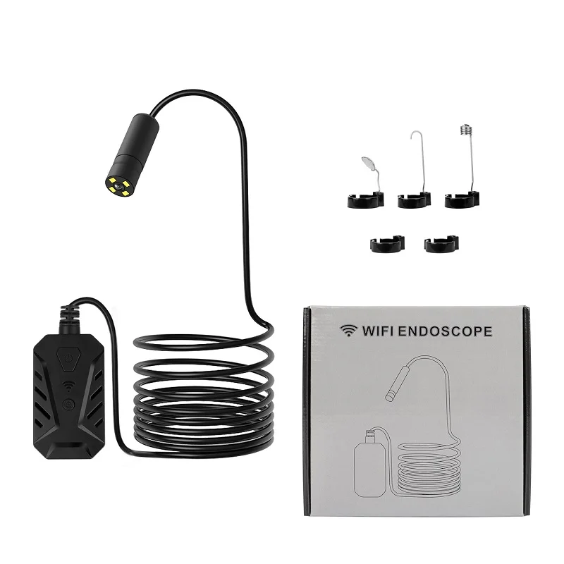 5MP 1944P 14MM Auto Focal WIFI Endoscope Water-proof IP66 CMOS Borescope Inspection Digital Microscope Otoscope Camera