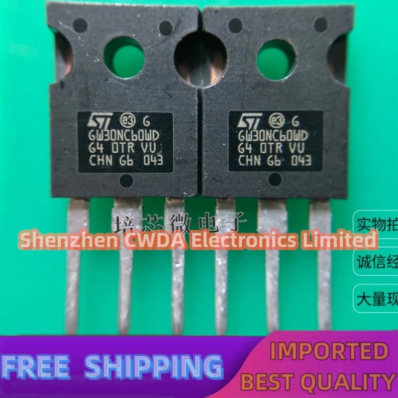 10PCS-20PCS  GW30NC60WD STGW30NC60WD TO-247 IGBT 600V 30A In Stock Can Be Purchased 