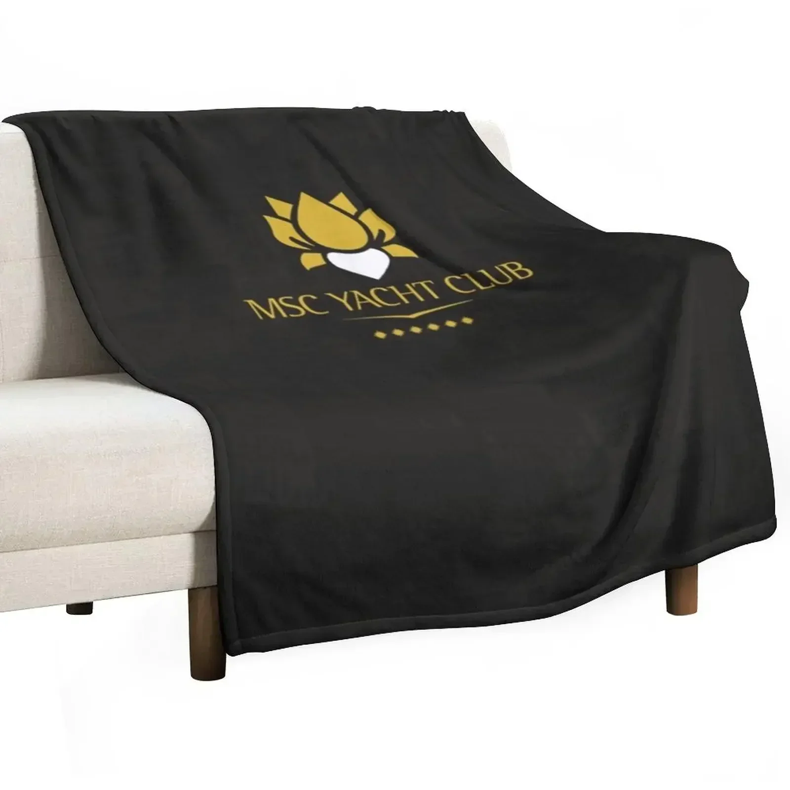 MSC Yacht Club Logo Design Classic T-Shirt Throw Blanket Sleeping Bag Blankets For Sofas Summer Blankets