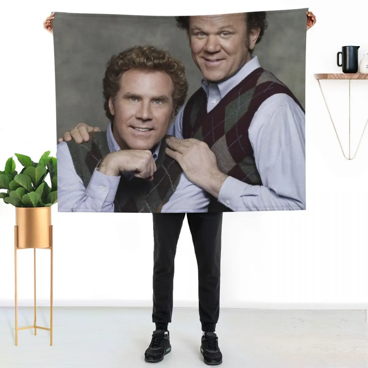 Step Brothers Throw Blanket Travel Size Cozy Blanket for Plane Train