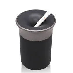 Black Portable Car Ash Tray Ashtray Storage Cup desk Ashtray Cigarette Holder