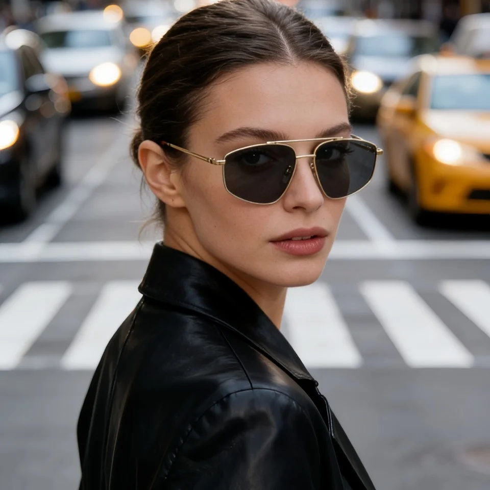 Hot And Popular Pilot Style Metal Frame Men Outdoor Driving Fishing Sunscreen Sunglasses Women Fashiona UV Resistant Sunglasses