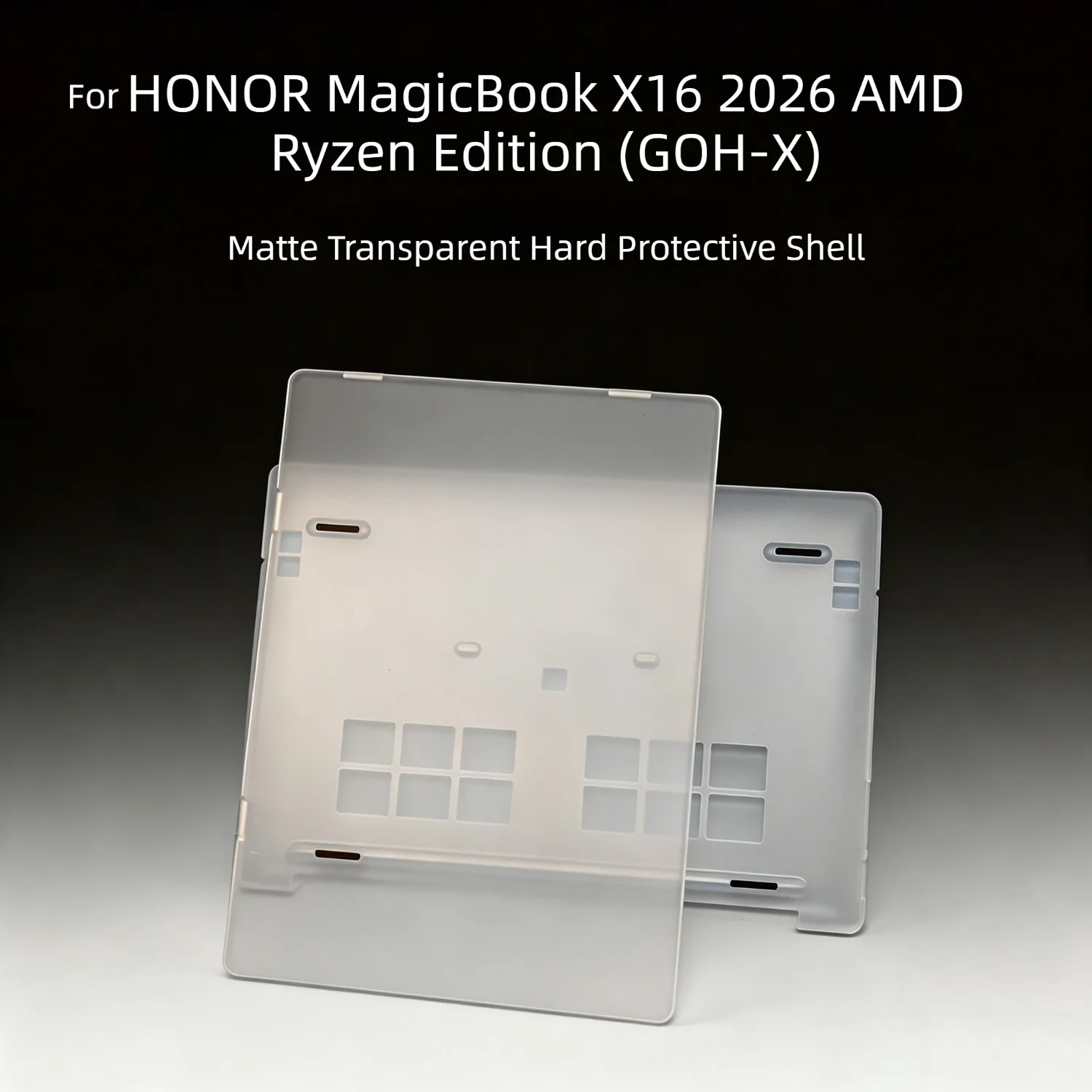 Frosted Transparent Protective Case for HONOR MagicBook X16 2026 AMD Laptop Case GOH-X 16