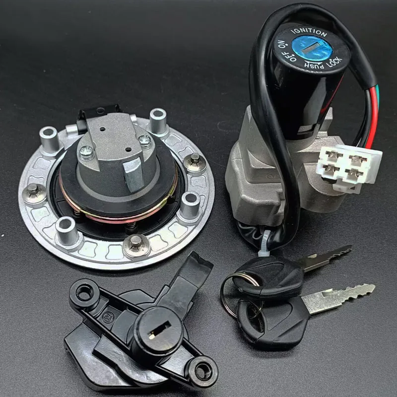 Ignition Switch Gas Cap Seat Lock Key Set For Suzuki RF600 (RF600R) GN76A 1993-1997 Suzuki RF900 (RF900R) 1994-1999