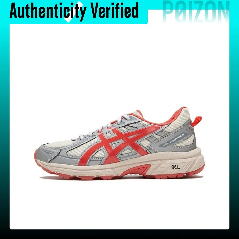 ASICS Gel-Venture 6 Casual Shoes Women's Low-top Gray/Red/White/Beige 1202A263-200