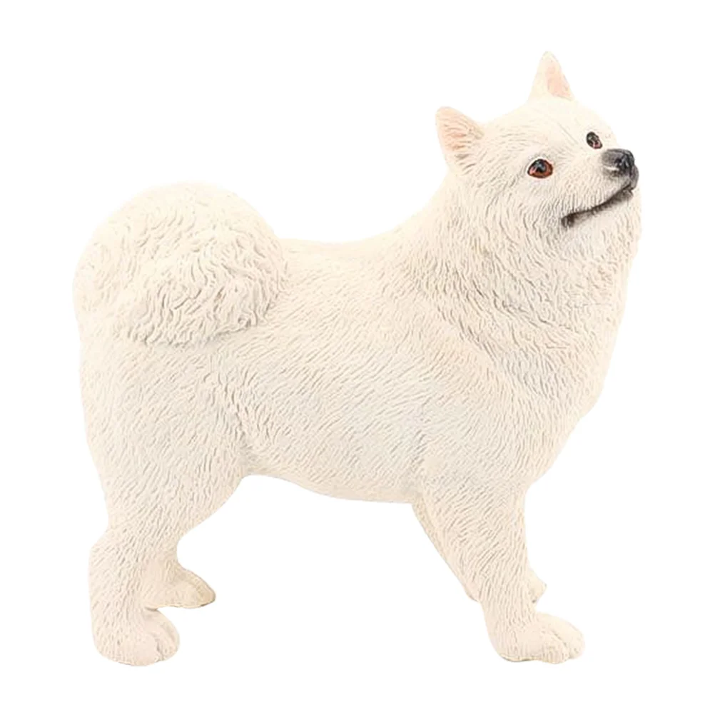 Samoyed Ornaments Puppy Cake Decoration Tabletop Dog Adornment Desktop Decorative Model Decorate Child