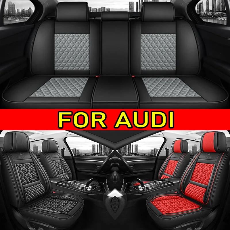 

Чехол на автомобильное сиденье AUDI, высококачественный износостойкий, мягкий и удобный, с фиксированной талией, полностью обернутый чехол на сиденье