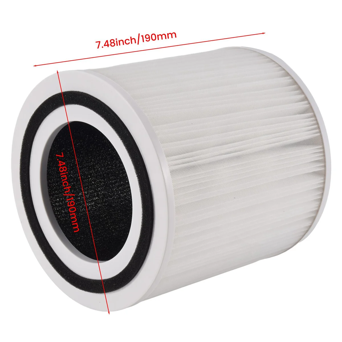 AP005 ตัวกรองทดแทนสําหรับเครื่องฟอกอากาศ TaoTronics TT-AP005, True HEPA และชุดกรองคาร์บอนที่เปิดใช้งาน