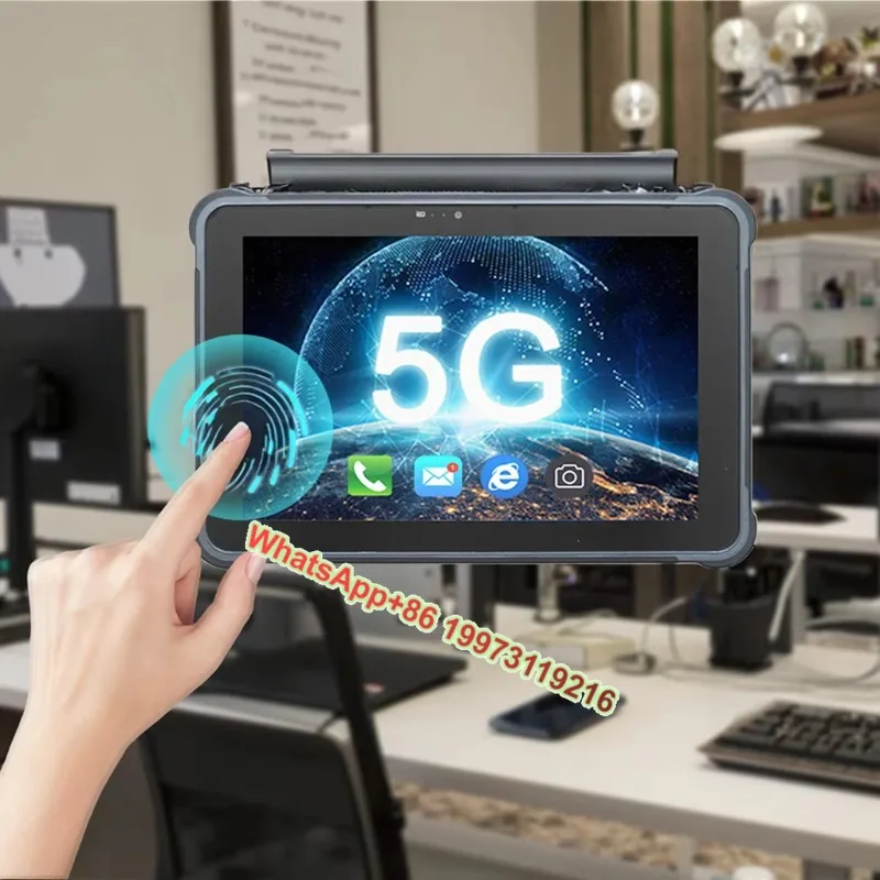 

10-дюймовый прочный планшетный ПК 5G на открытом воздухе Android с GMS Промышленный портативный планшетный ПК Android Прочный 8G 256G Прочный КПК 5g