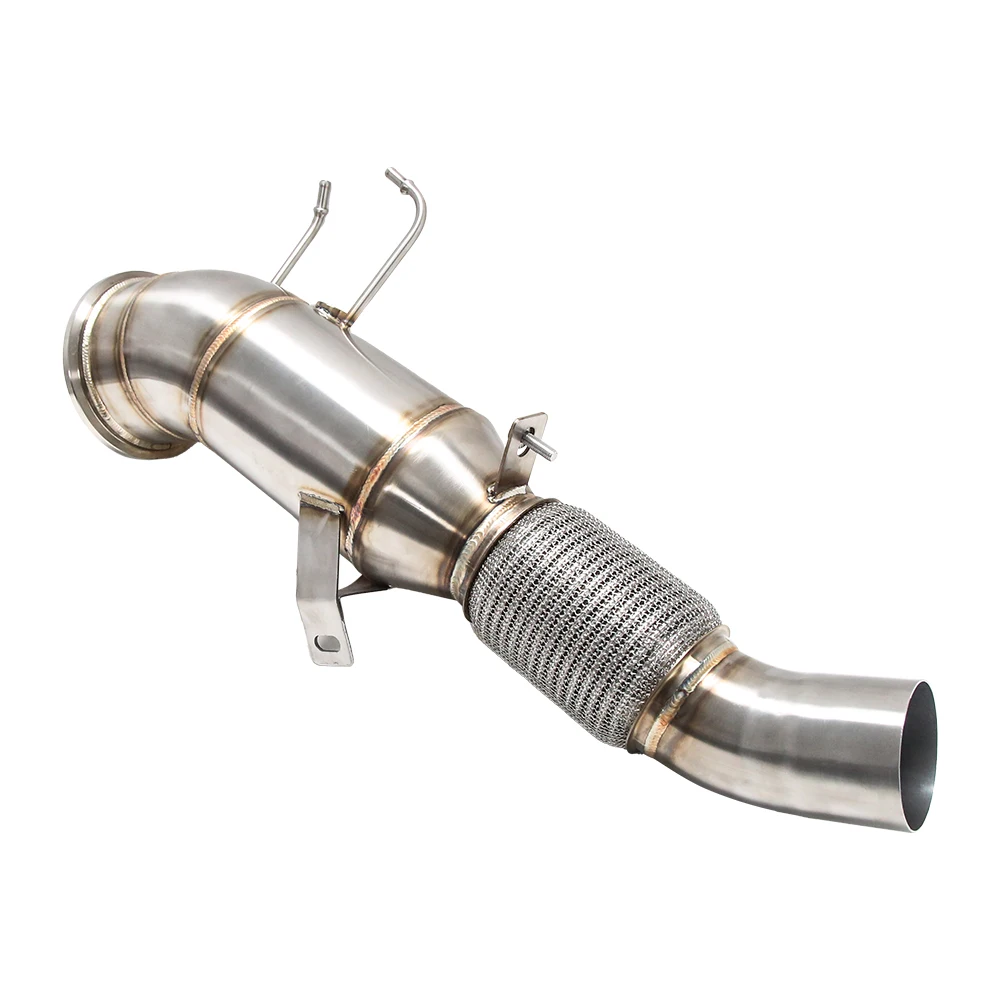 

For 2022-2026 G20 G22 M340i M440i B58 TU2 3.0T Racing Downpipe All Flow B58 Gen 3 with GPF OPF Bracket