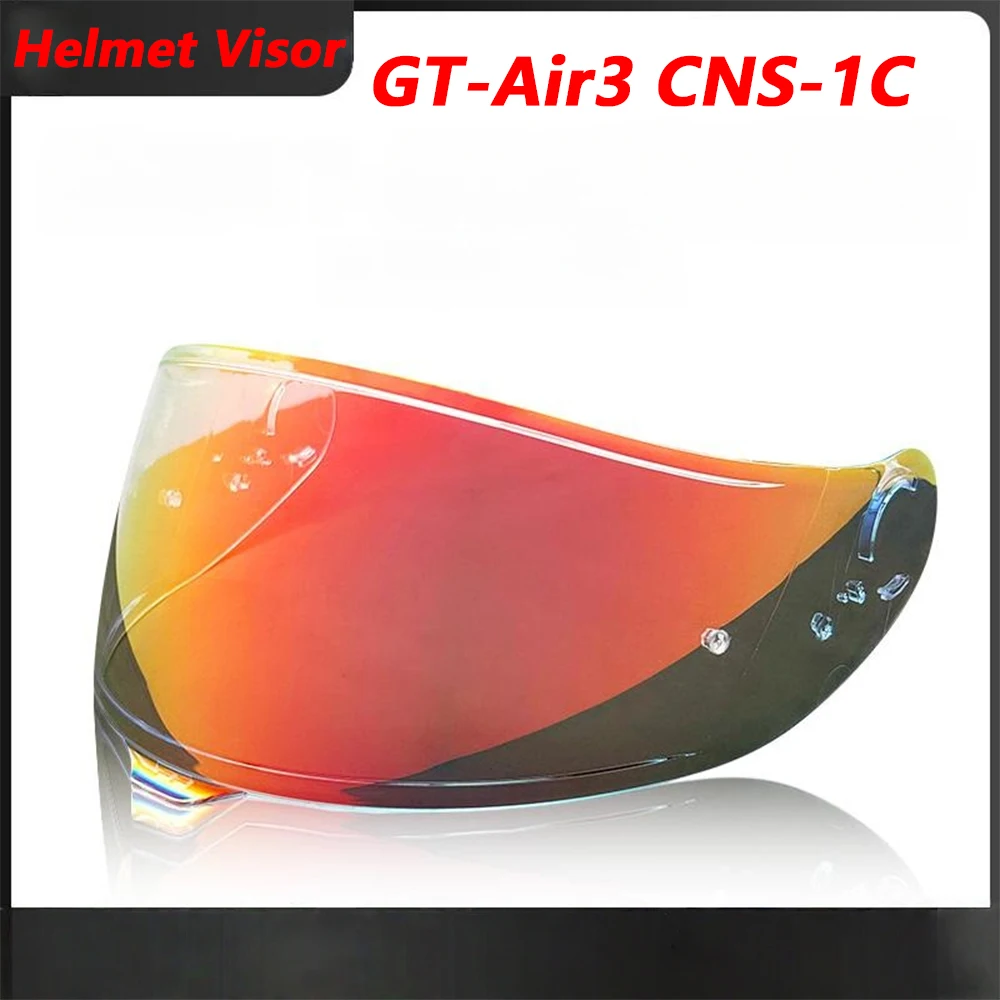 Fit for Shoei GT-Air 3 CNS-1C Helmet Visor Motorcycle Full Face Helmet Shield Lens Replacement Deep tea Silver Anti-UV Lens