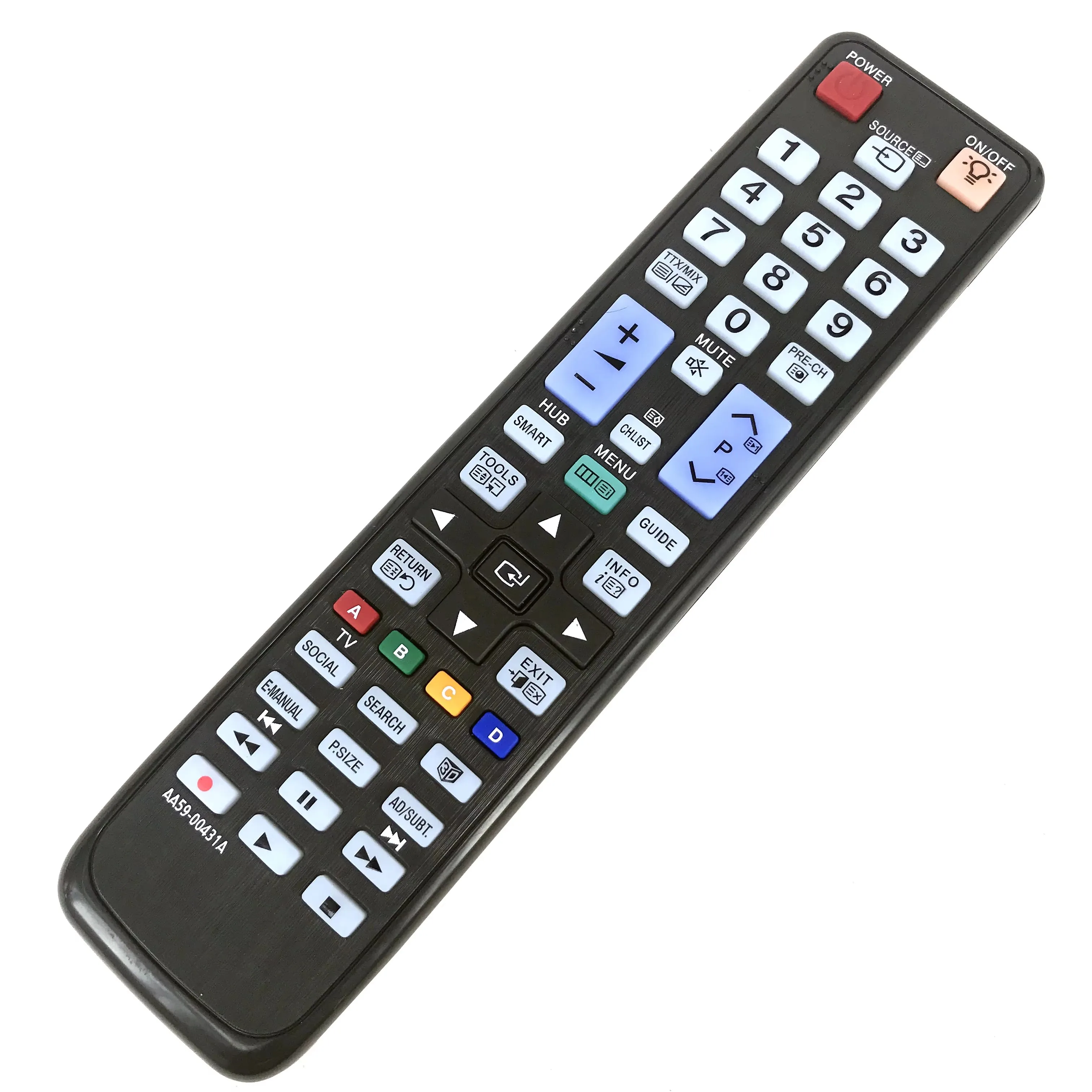 NEW AA59-00431A For SAMSUNG LCD LED SAMART 3D TV Remote Control UE46D6510 UA40D6510 UE46D8000YS UA55D7000LM