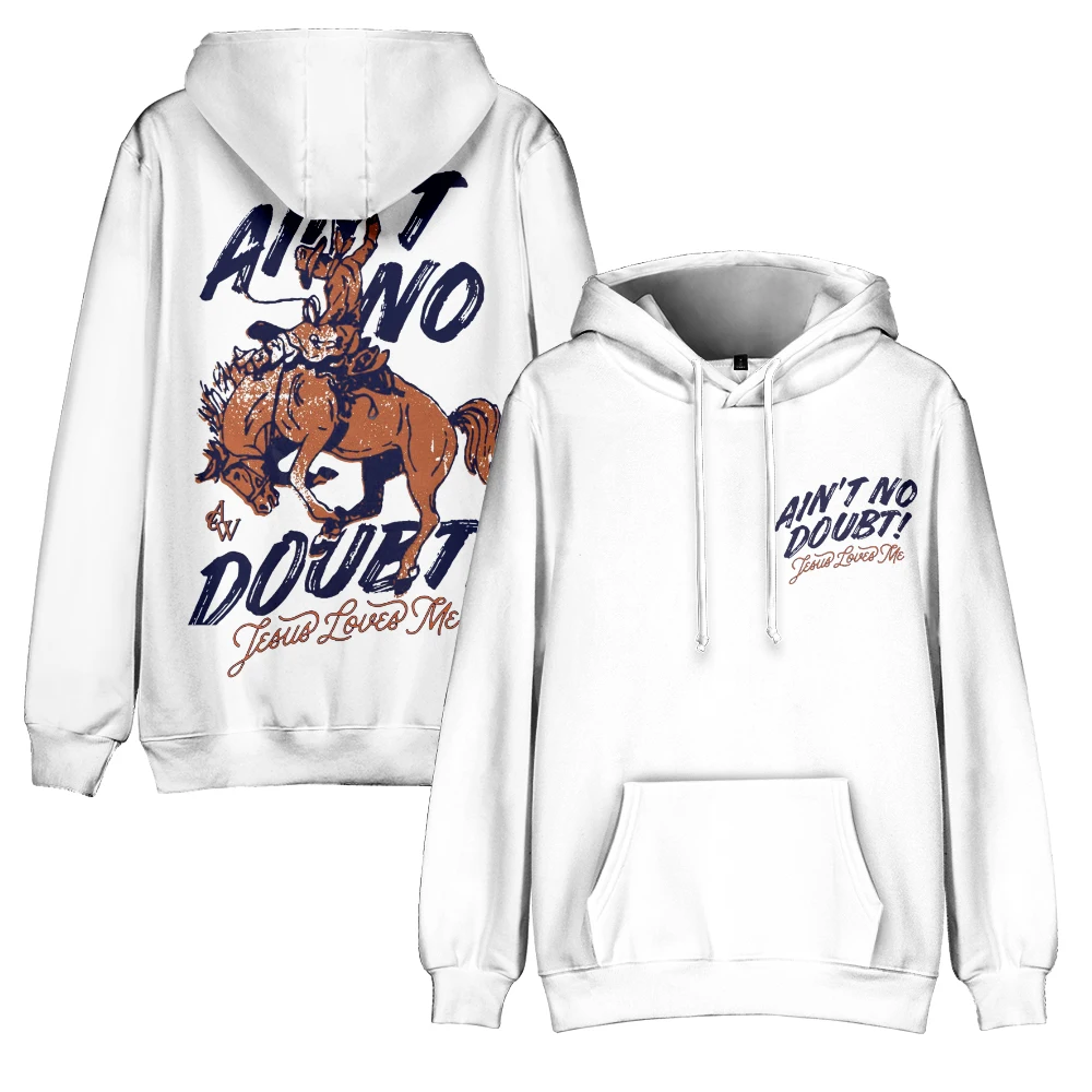 Anne Wilson Merch No Ain't No Doubt Sudadera con capucha de manga larga ropa de calle hombres mujeres sudadera estilo Casual ropa de moda