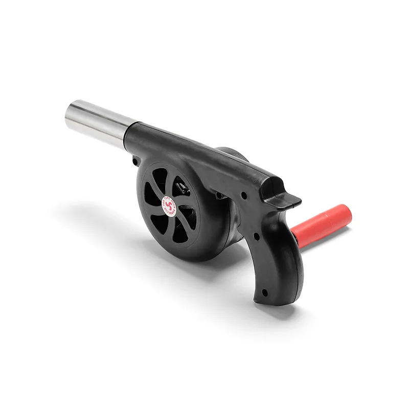 منفاخ يدوي خارجي كبير للتخييم والشواء أداة إطفاء يدوية صغيرة محمولة مجفف شعر للاحتراق #5