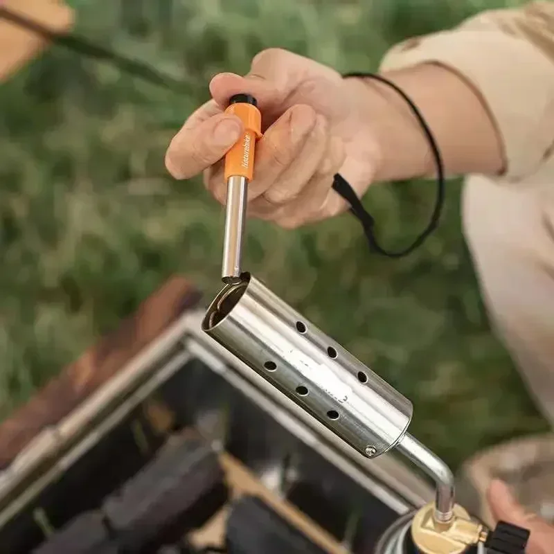 Estufa eléctrica piezoeléctrica para barbacoa al aire libre, dispositivo de encendedor portátil, accesorios de Camping