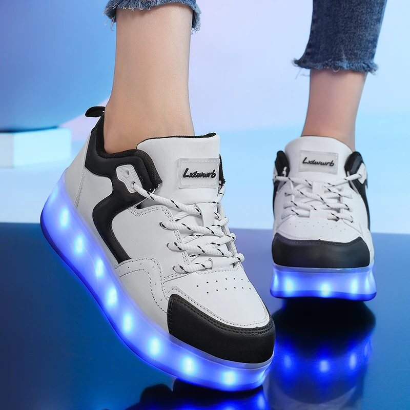 

Kids' Viral Heelys New: Summer 4-Wheel Detachable (Girls), 2-Wheel (Boys) – Student Transformable Wheeled Skates