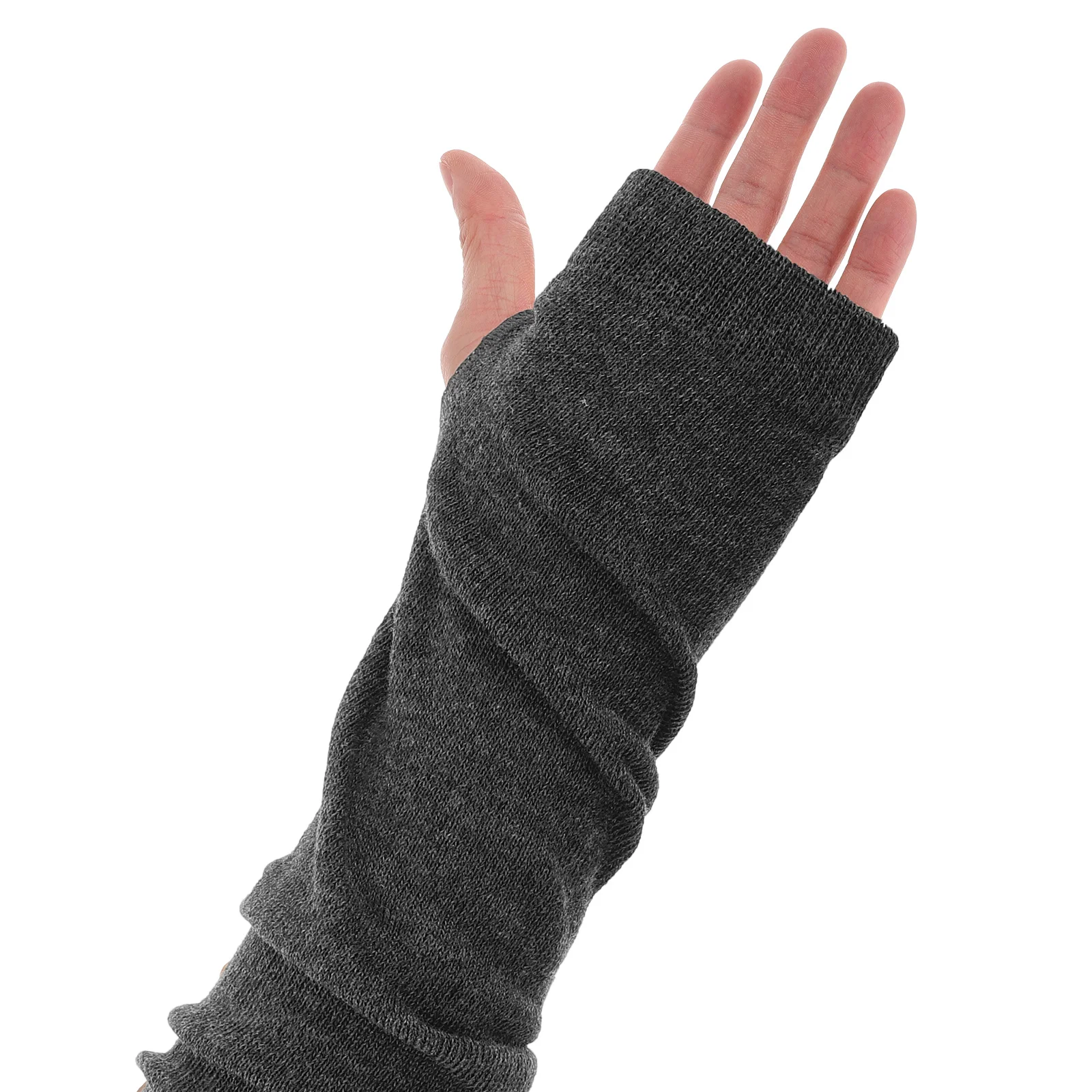 

4Pairs Punk Striped Fingerless Arm Sleeves Women for Cosplay Party Protective Breathable Fashionable Arm Shawl Covers