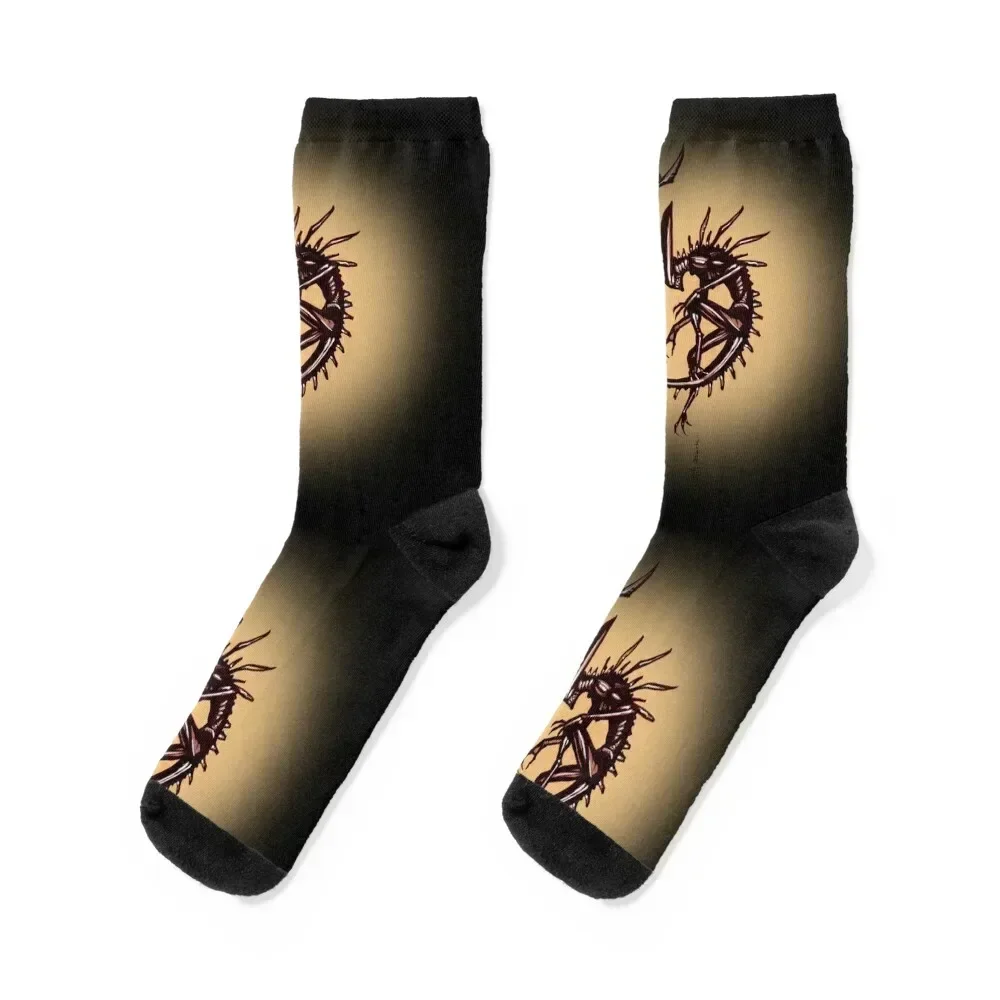 Dark xenomorph Socks japanese fashion snow Men's Socks Women's