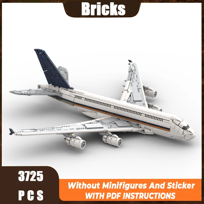 

Exquisite new product MOC building block aviation model aviation A380 technology modular children's toy gift DIY assembly set