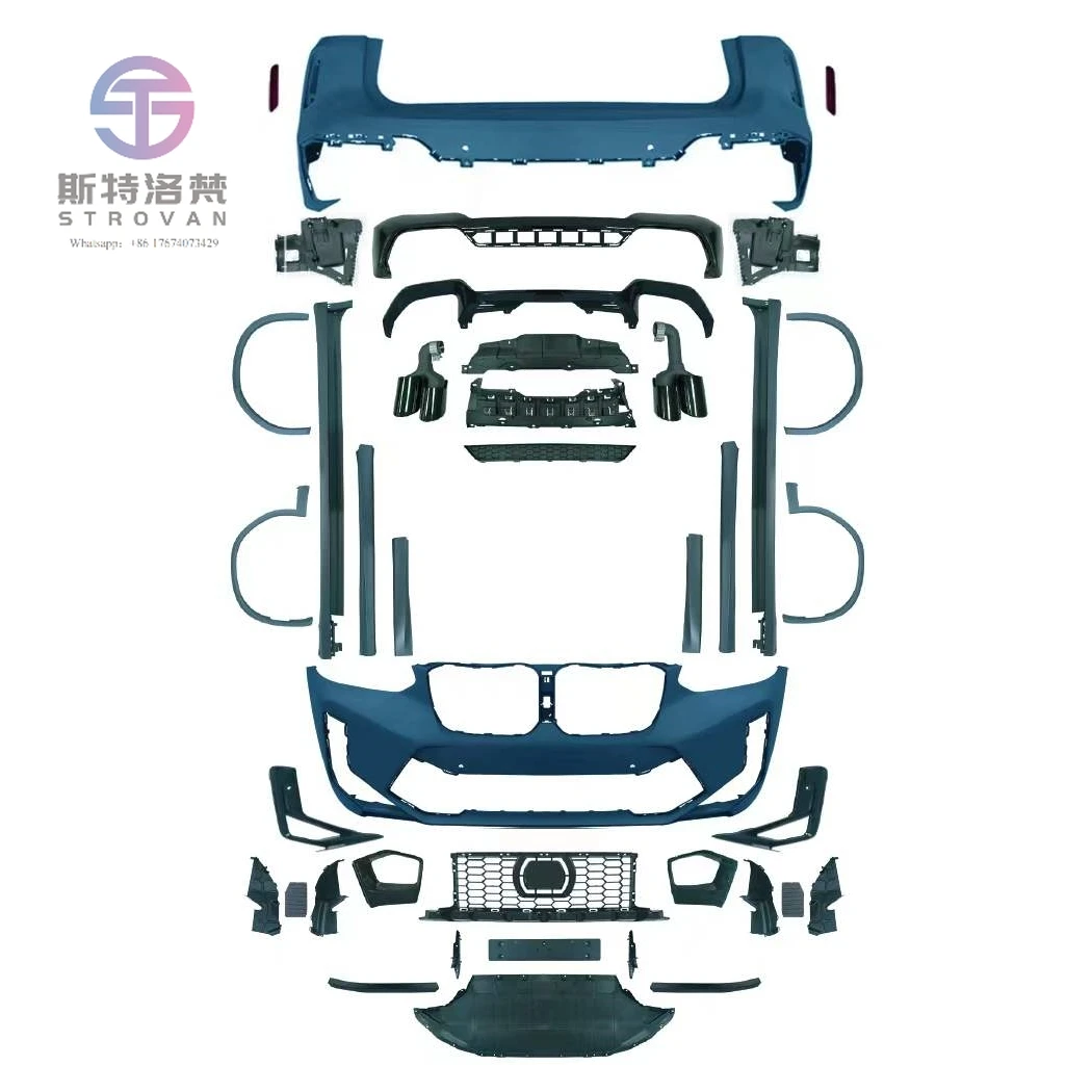 

High Quality Car Body Kit for BM-W X3 G01 2022+ Upgrade X3M Style Front Rear Bumper Side Skirt Exterior Bodykit