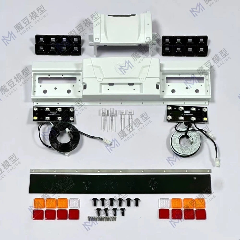 

770s задний фонарь для еврокарты, светодиодный светильник в сборе, модель для 1/14 Tamiya RC Truck Scania R470 R620, автомобильная часть